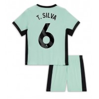 Koszulka piłkarska Chelsea Thiago Silva #6 Strój Trzeci dla dzieci 2023-24 tanio Krótki Rękaw (+ Krótkie spodenki)